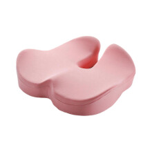(Pink) Extra Thick Car Seat Cushion with High Density Foam Support Tailbone Relief Anti Slip Base for Long Sitting