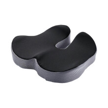 (Corn Color Patch) Extra Thick Car Seat Cushion with High Density Foam Support Tailbone Relief Anti Slip Base for Long Sitting