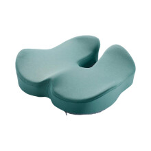 (Matcha Green) Extra Thick Car Seat Cushion with High Density Foam Support Tailbone Relief Anti Slip Base for Long Sitting