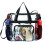 Transparent lunch bag-durable PVC plastic transparent lunch bag with adjustable 1