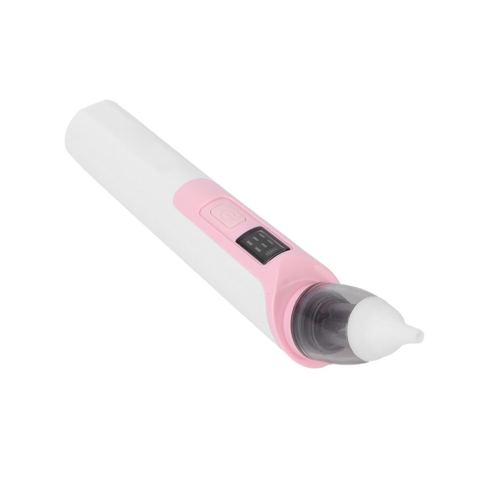 Rechargeable Pink Baby Nasal Aspirator, USB, Food Grade Silicon