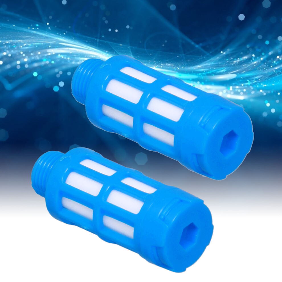 Plastic Pneumatic Muffler 50Pcs G1/8-1/2 Air Line Flow Control Exhaust Silence 7681377198557