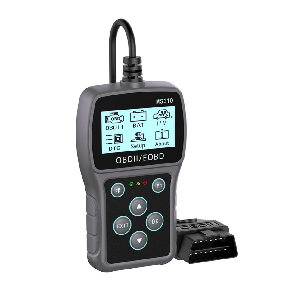 OBD2 Scanner with Live Data and Code Reader, MultiLanguage Car Diagnostic Tool MS310