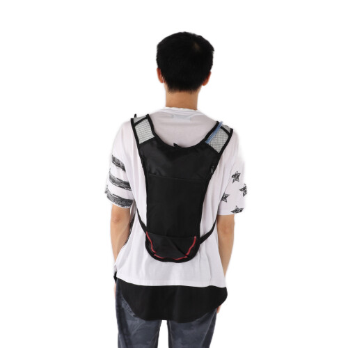 Adjustable 2L Red Water Pack with Breathable Mesh for Active Sports 2
