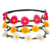 Coroană de flori de mătase, bentiță de flori la modă, prietenoasă cu alergiile, pentru femei și fete, accesoriu de păr pentru mireasă,