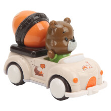 Cute Animal Car Toy For Toddlers Age 1-3, Educational Toy No Batteries Required Bright Colors Easy To Play Safe For Babies Press To Go Compact Size