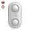 (White) BG312 Smart Double Horn Ultrasonic Mosquito Repeller Multifunctional Electronic Mosquito Repeller UK Plug 1