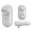 (White) BG312 Smart Double Horn Ultrasonic Mosquito Repeller Multifunctional Electronic Mosquito Repeller EU Plug 4