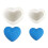 (A) for Creative Grid Heart Shape Pastry Tools Press Baking Utensils Friendly for Baking Tools Cute Gift for Valentine's Day 3