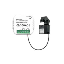 (A) 1/2 Channel Energy Meter 80A Solar System Power Production Consumption Monitoring Meter Bidirectional Monitoring Meter