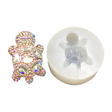 (Style 1) Reusable Diamonds Turtles Silicone Mold Flexible Silicone Mold Excellent For Crafting Intricate Turtles Designs Ornament