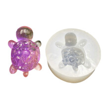 (Style 3) Reusable Diamonds Turtles Silicone Mold Flexible Silicone Mold Excellent For Crafting Intricate Turtles Designs Ornament