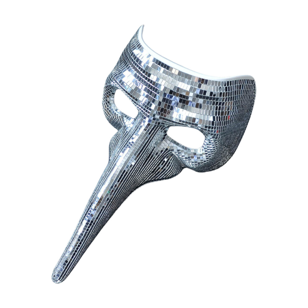 Mysterious Mask with Long Beak for Holiday Event Stylish Costume