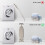 Ironing Board Hanger Wall Mount Ironing Board Holder Black 2 Pack Laundry Room Organizer 5