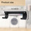 Ironing Board Hanger Wall Mount Ironing Board Holder Black 2 Pack Laundry Room Organizer 3