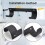 Ironing Board Hanger Wall Mount Ironing Board Holder Black 2 Pack Laundry Room Organizer 2