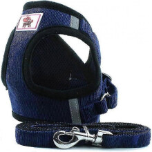 Pet Dog Harness Vest Adjustable Pet Harness Ie083 (l, Dark Blue 1)