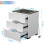 (White New) Bedside Table Nightstand Charging 2
