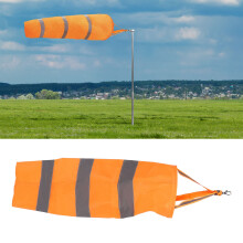 Reflektiver Wetterwindsack Windanzeiger 100CM Orange für den Außenbereich