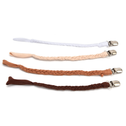 4-Color Baby Pacifier Chain Style 2 - Secure Clip Versatile Use 2