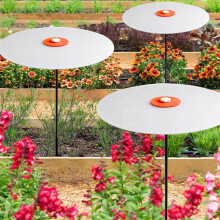 Plants Shade Cover For Outdoor Plants Plant Umbrella Garden Shade Disk Umbrella Adjustable Height Sun Shade 1/3 Pack