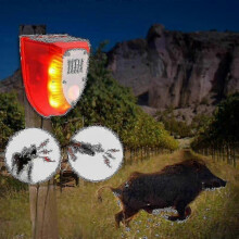 (Timing) Wild Boar Repellent Device with Ultrasonic and Sound Alarm