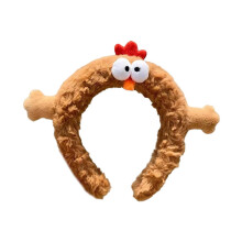(brown) Toddler Hairband Comfortable Decorative Festival Hair Hoop Adults Girls Headwear for Everyday Use and Special Occasion Yellow