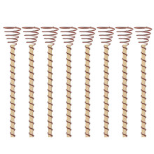 (8 pcs) 6/8/10Pcs Electroculture Garden Plant Stakes Coppers Wire for Electroculture Garden Antenna Support Plant Wood Stake