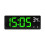 (green light) Contemporary Electronic Clock with Easy Operations Features Alarm Temperature and Calendar Functions 1