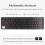 (Black) Double Fold Aluminum Alloy Bluetooth-compatible Keyboard Mini 66 Keys Wireless Keyboard for phone Android Tablet PC  Rose gold 5