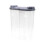 (Gray) 2500ml 2 Grid Plastic Food Storage Container Crisper Box Grain Sealed Organizer  Orange 1
