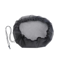 Water Butt Mesh Cover 100 Cm Adjustable Rain Barrel Net Lid With Drawstring Fine Mesh Shield For Leaves And Debris