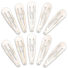 10 Stück Haarspangen mit Schnappverschluss, große, rutschfeste Haarspangen, Metallspangen, Haarstyling-Clips, Accessoires für Kinder, Mädchen und