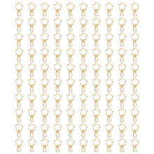 Flower Shaped Paper Clips Metal Material Strong Clamping Force Wear Resistant Surface Multipurpose Decorative Office Supplies For Document Organizing