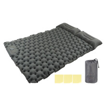 Ultraleichte, kompakte Campingmatte, aufblasbare Isomatte mit integrierter Fußpumpe, komfortable Elastizität für alle Schlafpositionen, reißfest