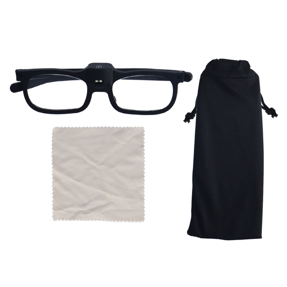 Adjustable Strength Presbyopic Glasses Flip-up Lens Lightweight Reading Eyeglasses Flex Focal Adjustable Glasses Universal Design Hands Free
