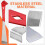 Stainless Steel Pry Bar Scraper Set Baseboard Trim Puller Crowbar Nail Puller Small Flat Pry Bar Prying Scraping Tool Silver 2