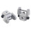 Scroll Cutter Holders 2 Pc Set Metal Clamp Conversion Tool Pinless Adapter For Hacksaw Upper Lower Clamp 1