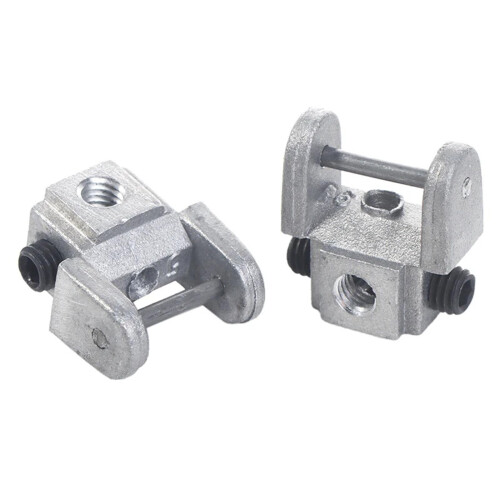 Scroll Cutter Holders 2 Pc Set Metal Clamp Conversion Tool Pinless Adapter For Hacksaw Upper Lower Clamp