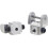 Scroll Cutter Holders 2 Pc Set Metal Clamp Conversion Tool Pinless Adapter For Hacksaw Upper Lower Clamp 2