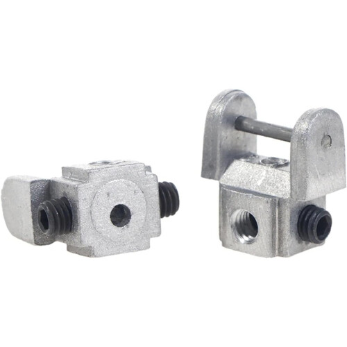 Scroll Cutter Holders 2 Pc Set Metal Clamp Conversion Tool Pinless Adapter For Hacksaw Upper Lower Clamp 1