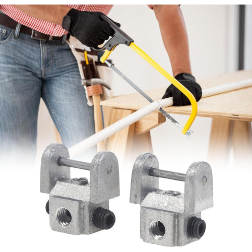 Scroll Cutter Holders 2 Pc Set Metal Clamp Conversion Tool Pinless Adapter For Hacksaw Upper Lower Clamp 2