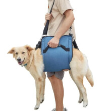 Large Dog Carry Sling Adjustable Full Body Lift Harness With Handle Breathable Mobility Sling For Old Disabled Dogs