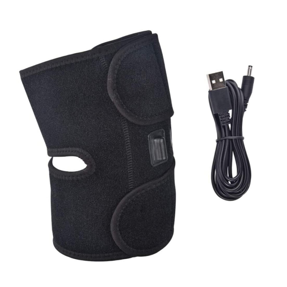 Heated Knee Braces Pain Relief Rechargeable Electric Knee Pad Massager Winter Warm Wrap