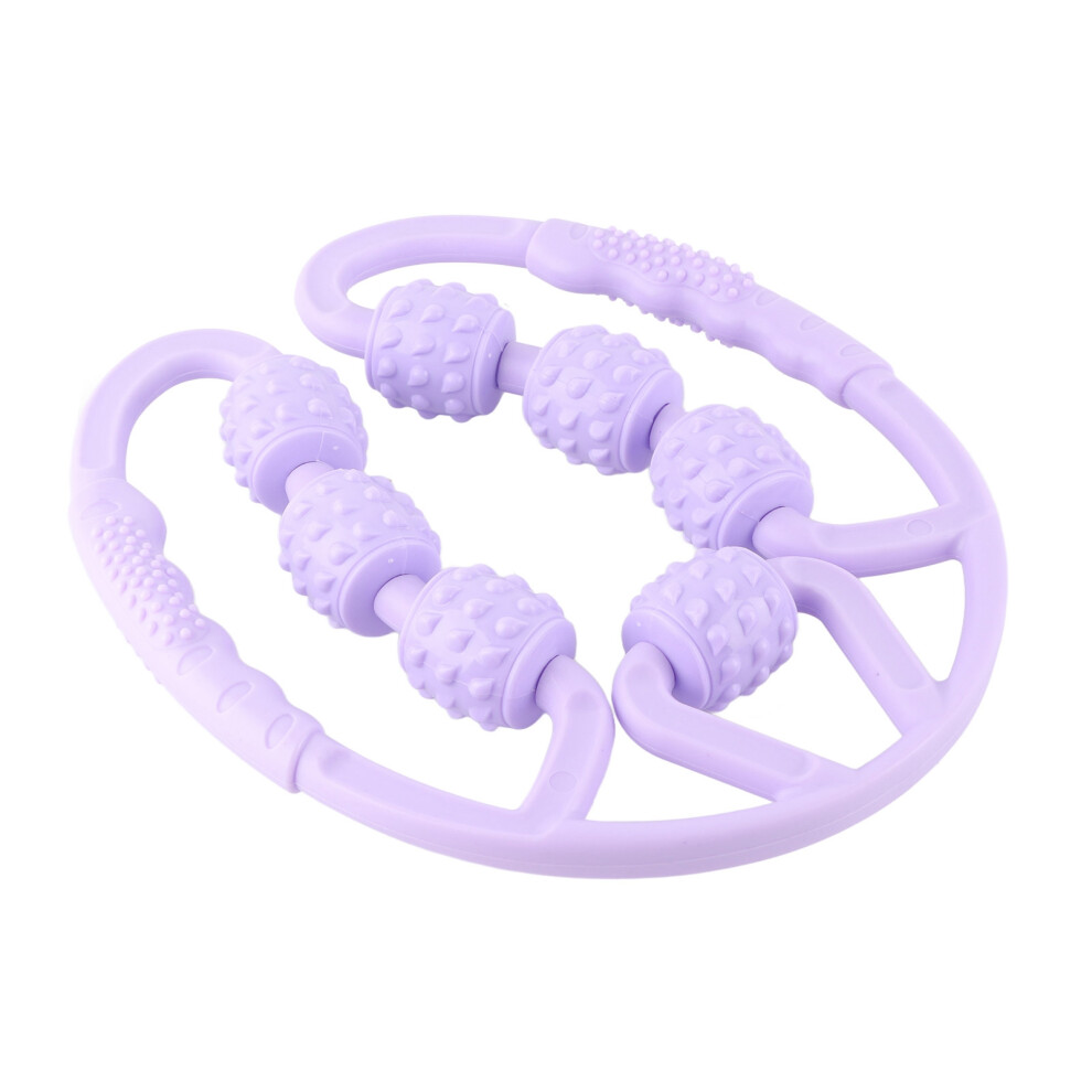Calves & Legs 7 Wheel U Shape Massage Roller for Muscle Soreness Recovery