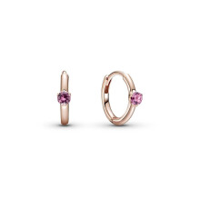 Brand Pink Solitaire Huggie Hoop Earrings 289304C03 Giving Christmas birthday gifts to girlfriend