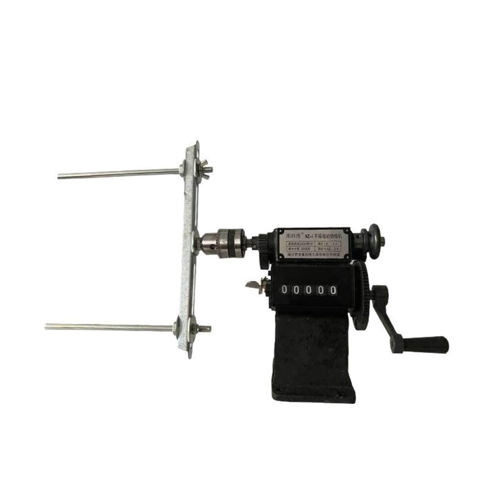 Coil Winding Machine Manual Hand Crank With Digital Display, Semiautomatic Coil Winder For Transformer, Count Winding 9187378545171