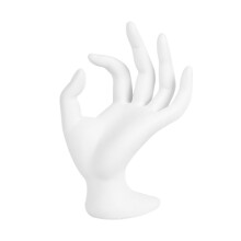 Sieradenhouder in de vorm van een hand, stijlvolle display voor armbanden, ringen en horloges, compacte houder, direct klaar voor gebruik in de