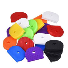 Key Caps for Home and Office, Key Tags Key Organizer with Stretchable Waterproof Design, Key Protector Sleeve for Secure Key Management, 8 Bright Colo