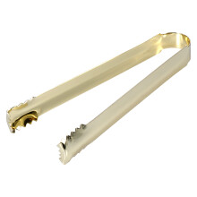 Sophisticated Ice Tongs, Ergonomic Grip, Trendy Gold Finish, Essential For Stylish And Functional Bars